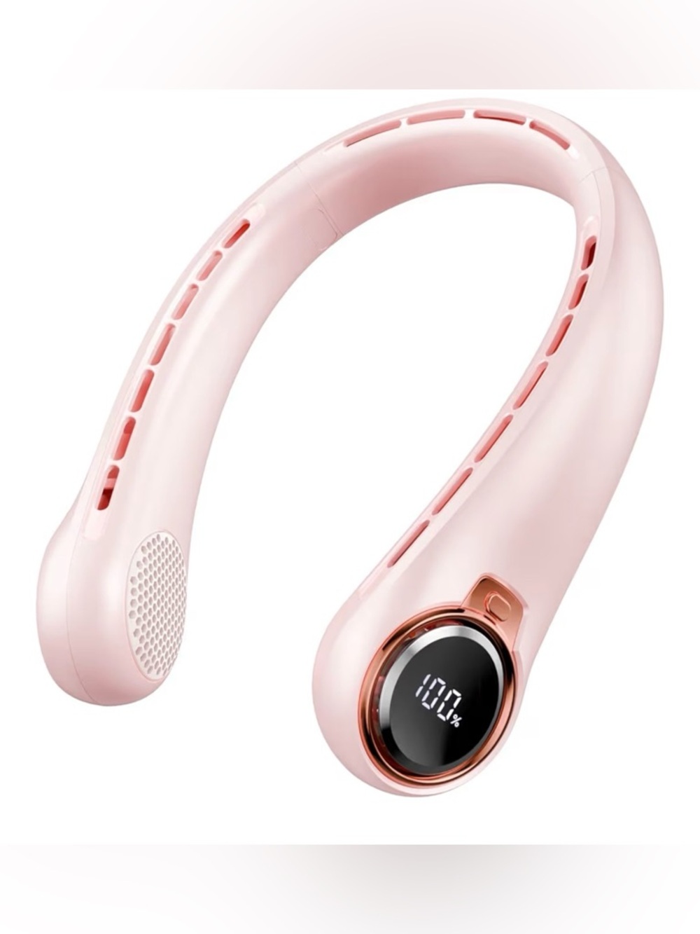 Portable Neck Fan, 6000mAh Rechargeable - 360° Strong Airflow